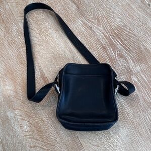 Vintage 90’s Black COACH Leather Legacy North South Camera Crossbody Bag